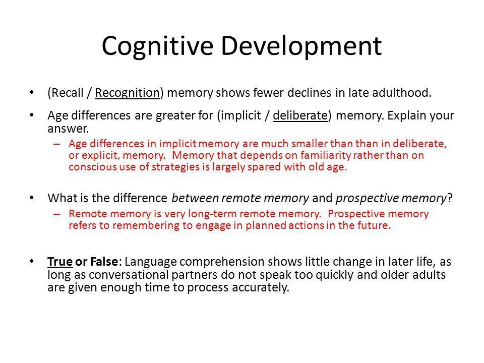 best of Adults in Cognitive development