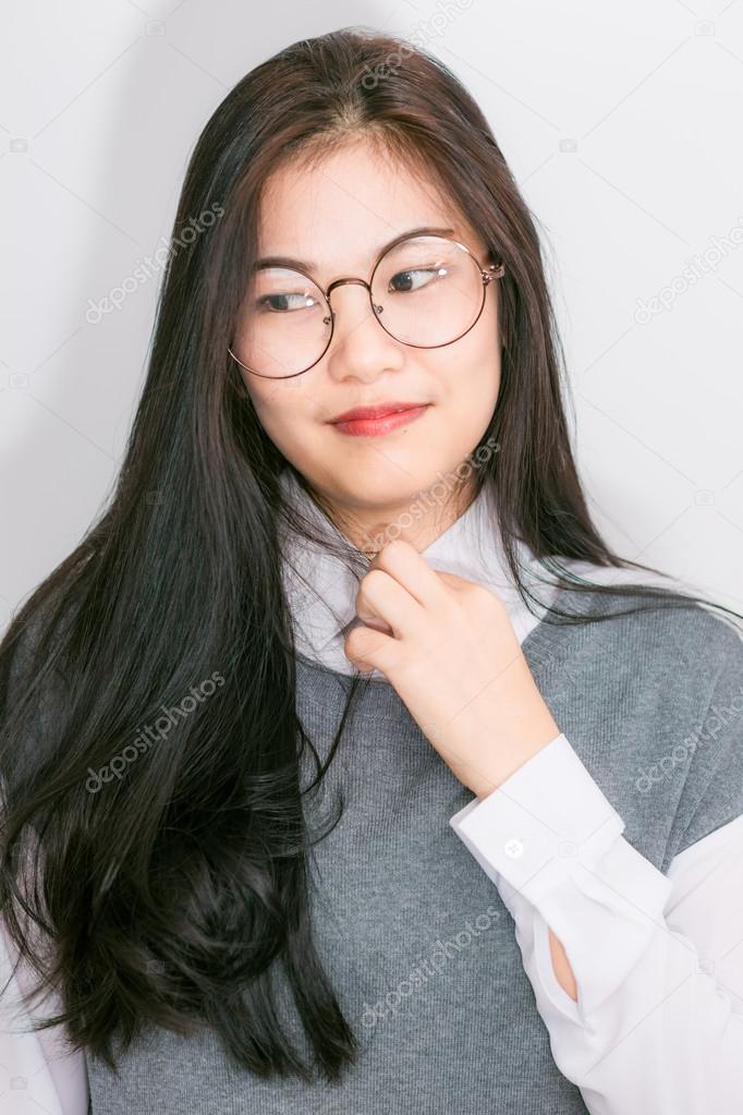 Chuckles recomended Asian women with glasses