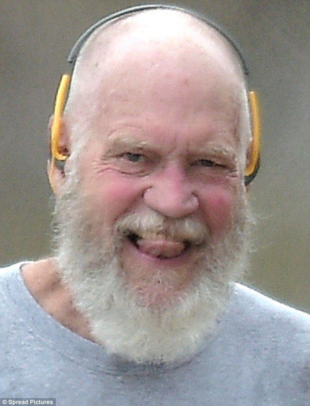 Letterman shaved as audience looked on