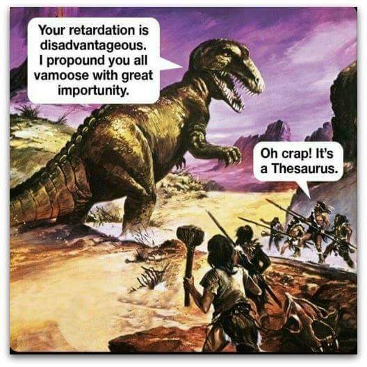 Bad joke thesaurus