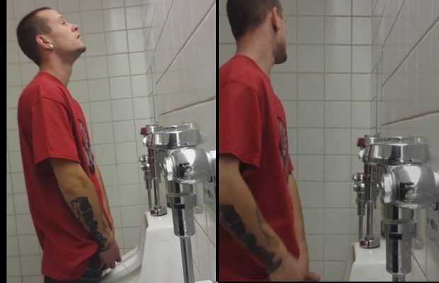 best of Caught in Hot peeing urinal guys teenage the
