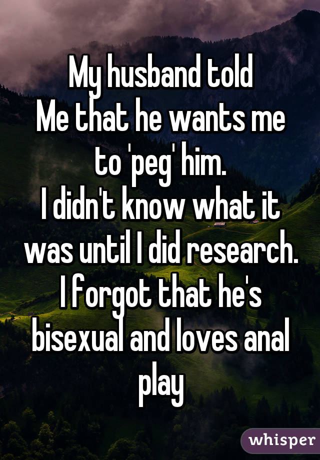 Anal play with husband