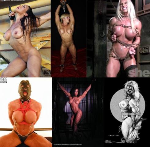best of Women naked Muscle tied