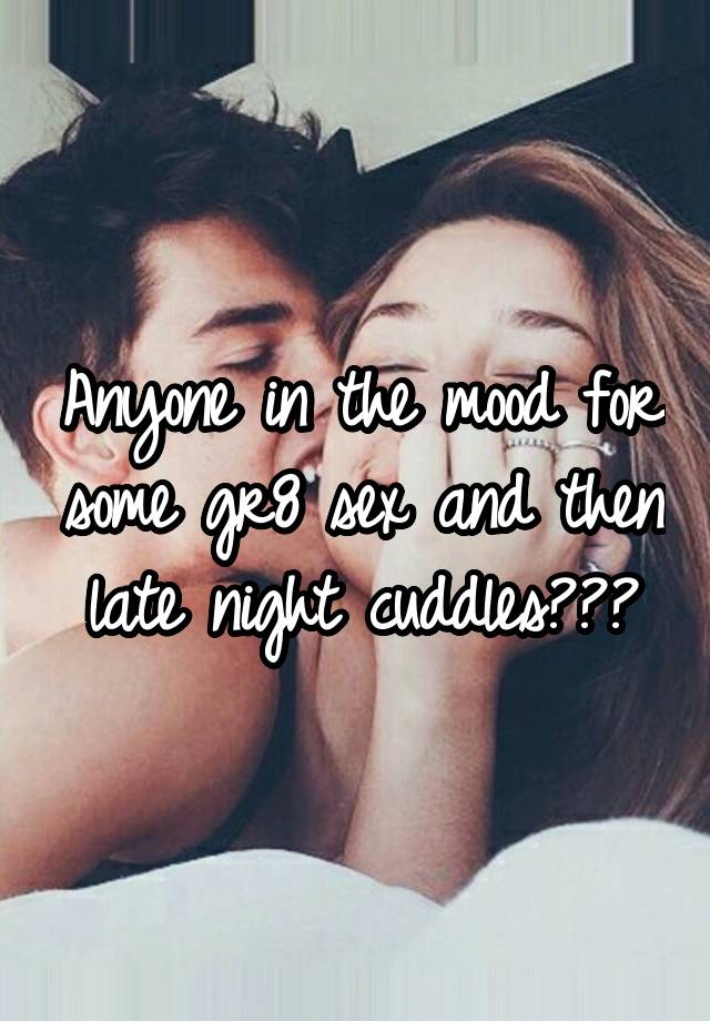 Sex all night and then some