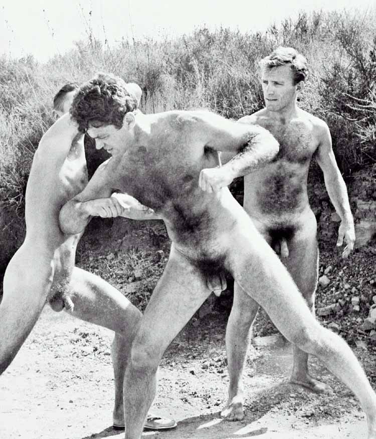 Amatuers wrestling nude