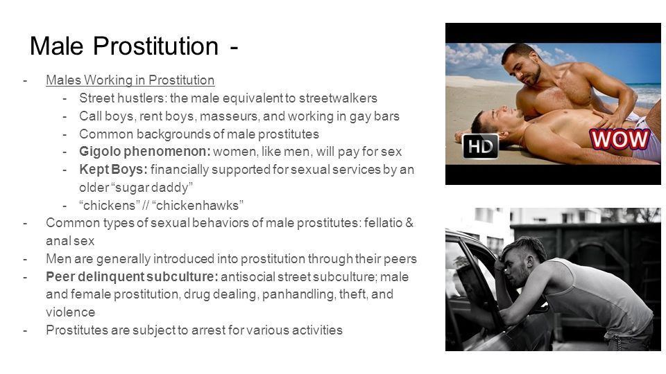 Male prostitute hustler bar