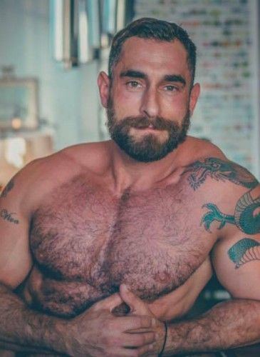Bear bear big gay man man man man masculine powerlifters