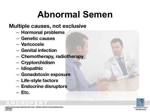 Baller reccomend Abnormal sperm treatment
