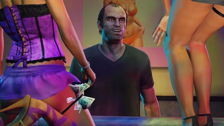 Grand Theft Auto V Nude Michael De Santa mod Ep.2 Going to the Strip Club.