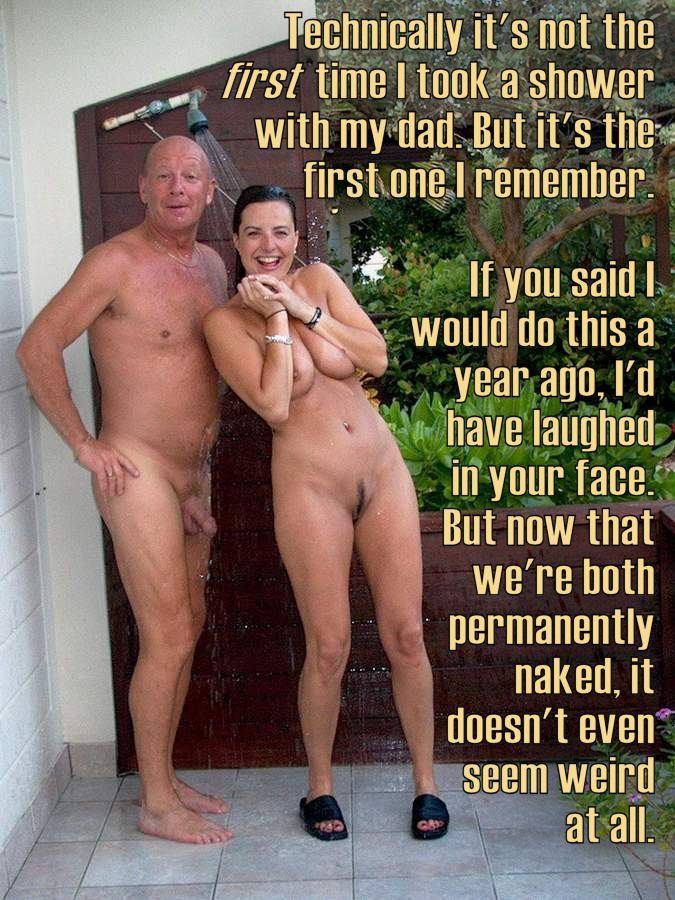 Uncle C. reccomend All family shower together naked