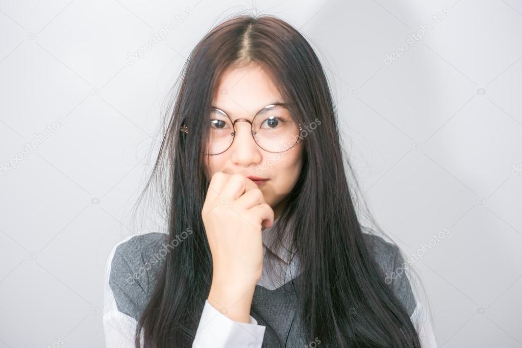 Mustard reccomend Asian women with glasses