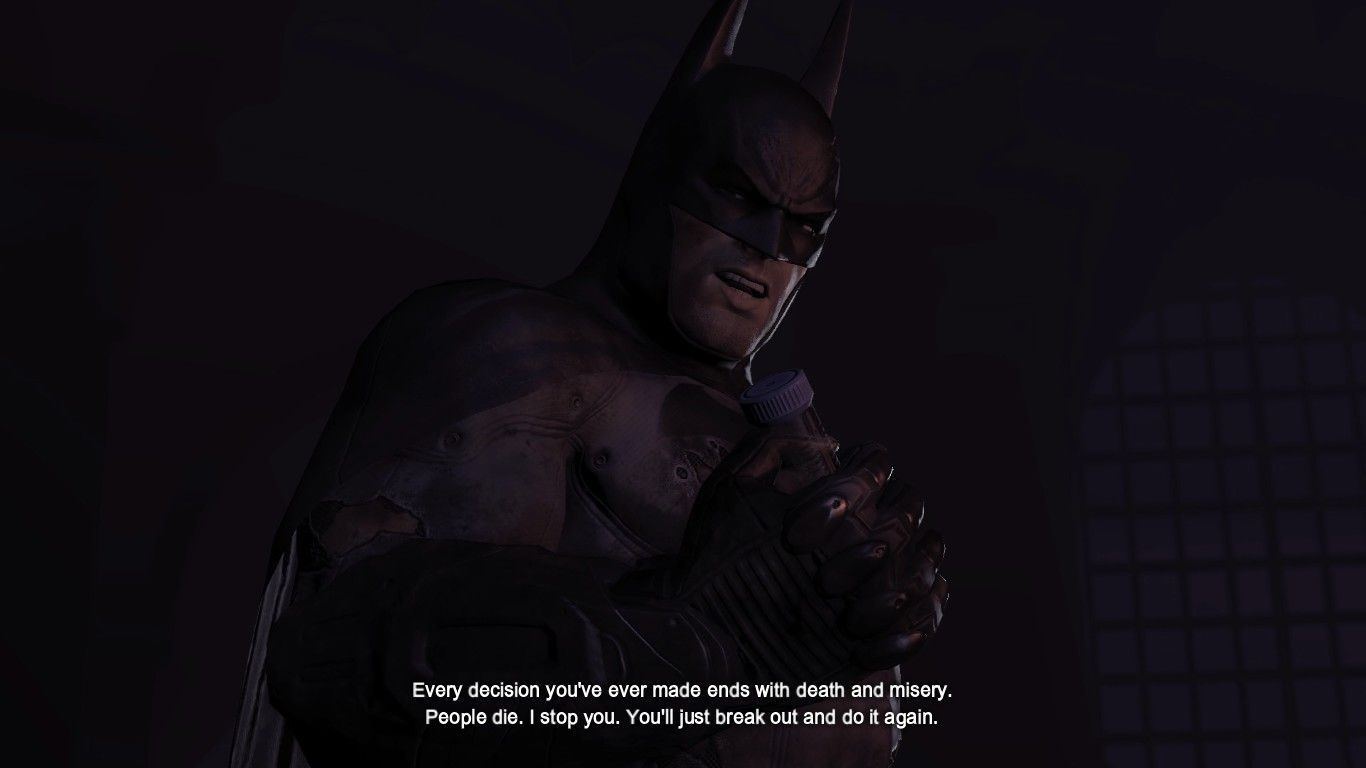 Batman arkham city joker dialogues