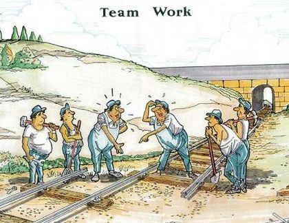 Teamwork joke
