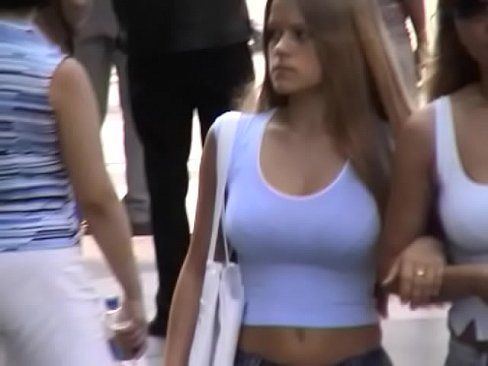 Candid busty teen picture