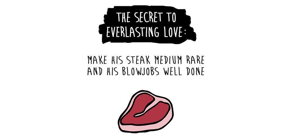Steak and a blowjob