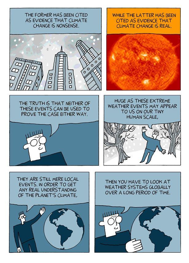 Reverend reccomend Comic strip about global warming