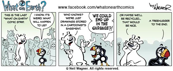 Comic strip about global warming