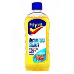 The E. reccomend Polycell paint stripper