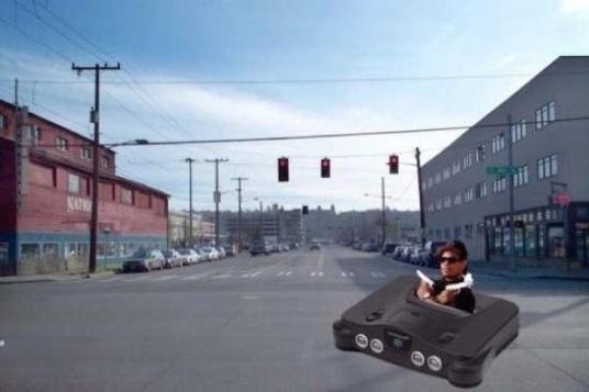 Crusin down the street in my 64