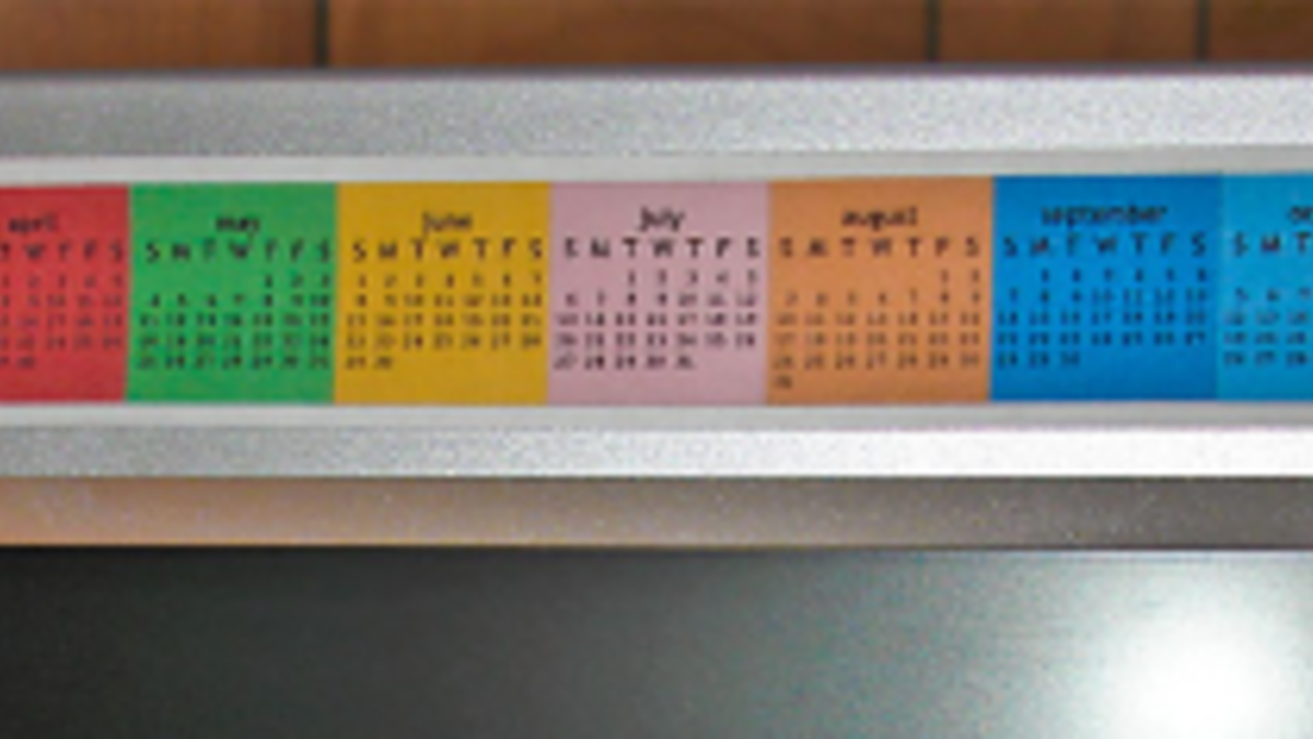 Coma reccomend Calendar computer strip