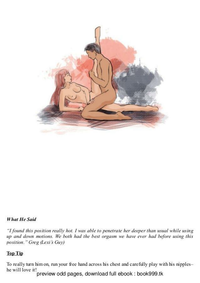 Illustrated sex positions orgasm