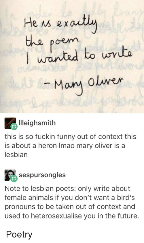 Leaf recomended lesbian poems Funny
