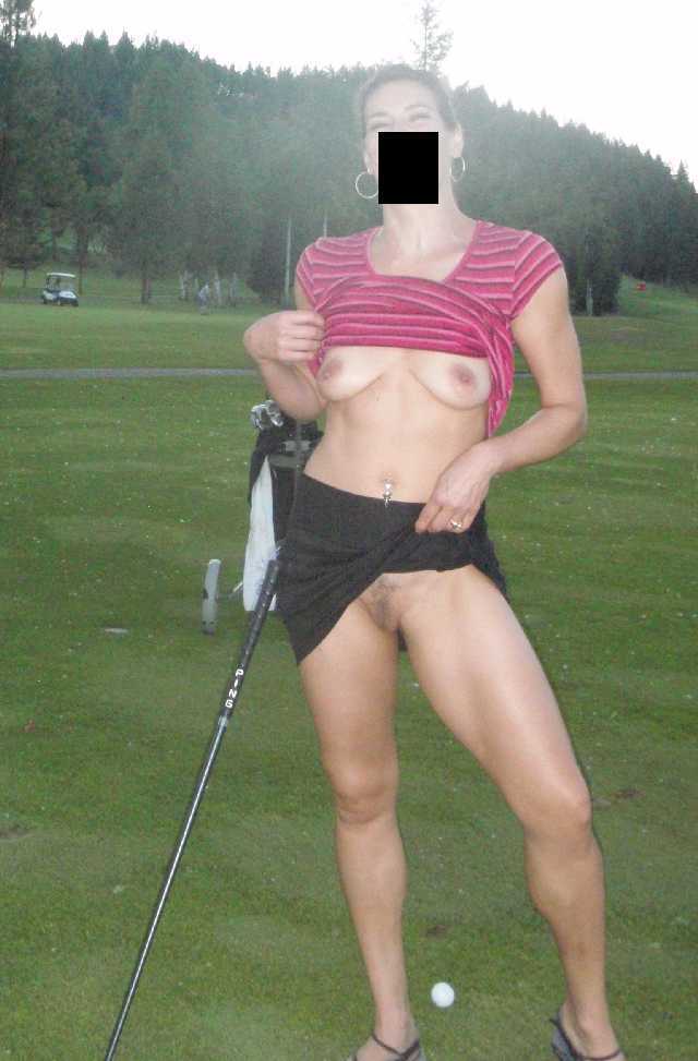 Hot girls playing golf nude 