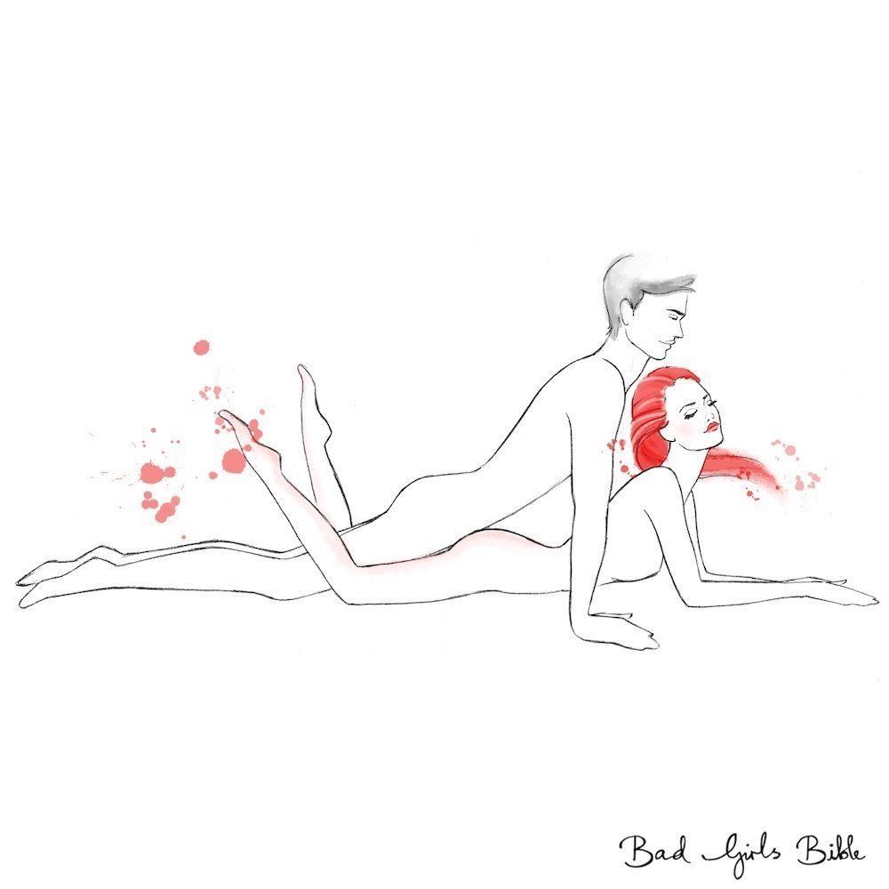 Cali reccomend On your back sex position