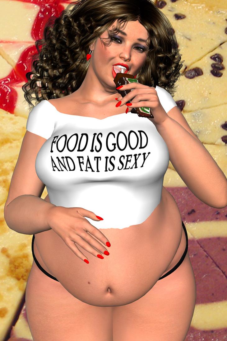 Rainbow reccomend Fat and happy food slut