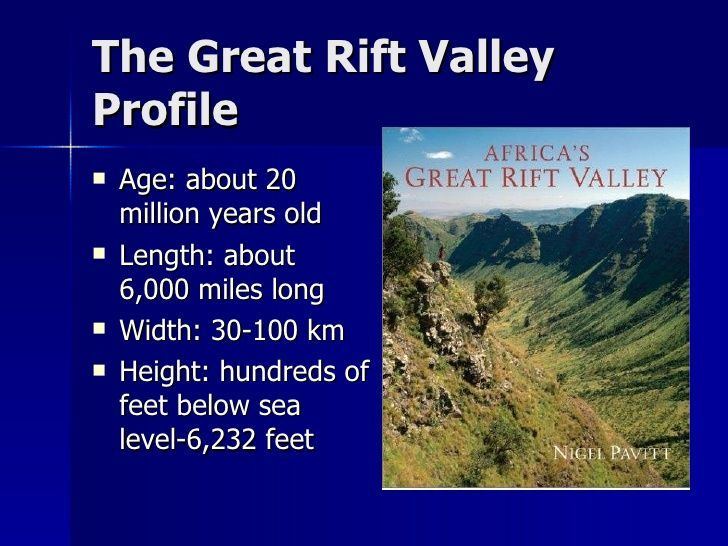 Sunburst reccomend Great rift valley fun facts