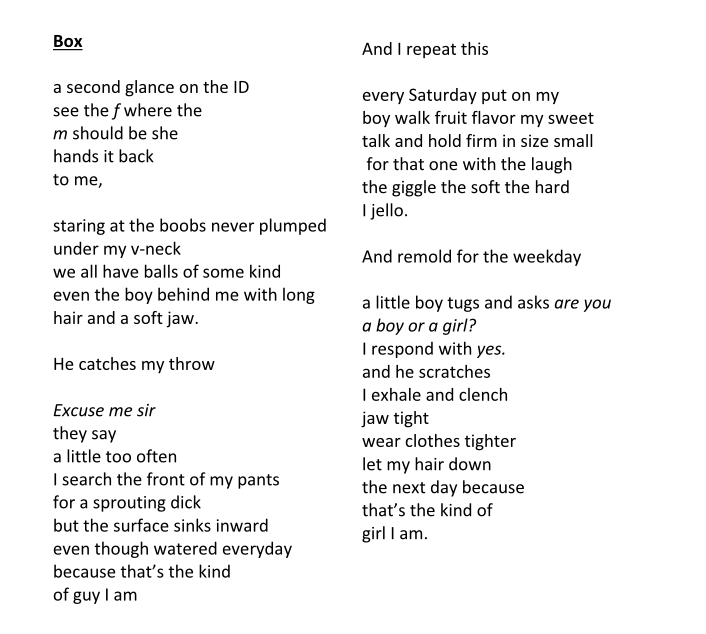 best of Lesbian poetry Find