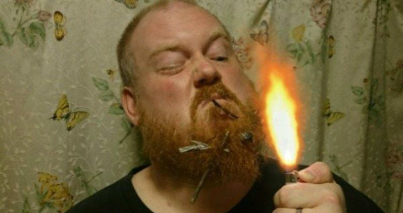Batter recommend best of Flames shaved into beard