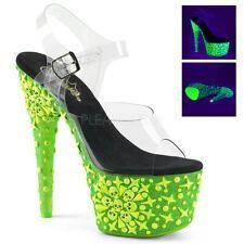 Fluorescent stripper shoes