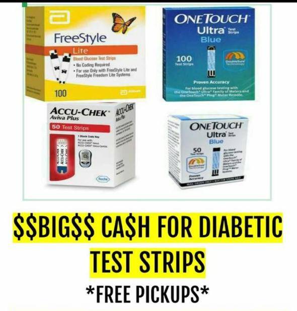Free diabetic strip tester
