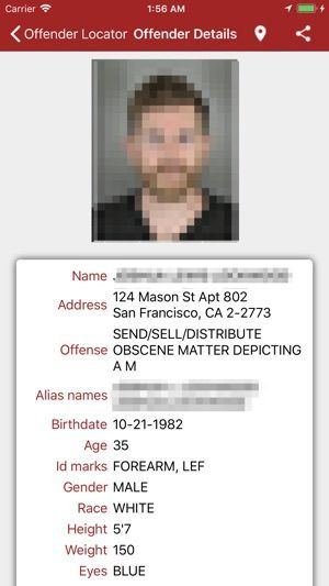 Free sex offender check