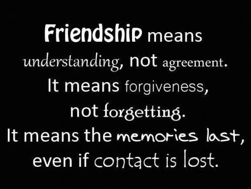 Dark M. reccomend Friendships vs relationships
