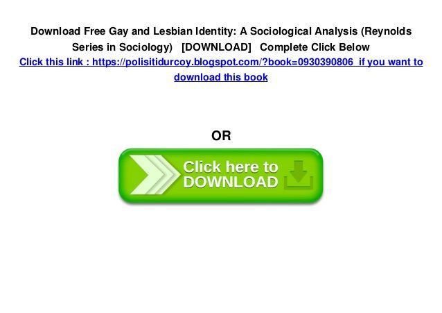 Lightning reccomend Gay and lesbian sociology