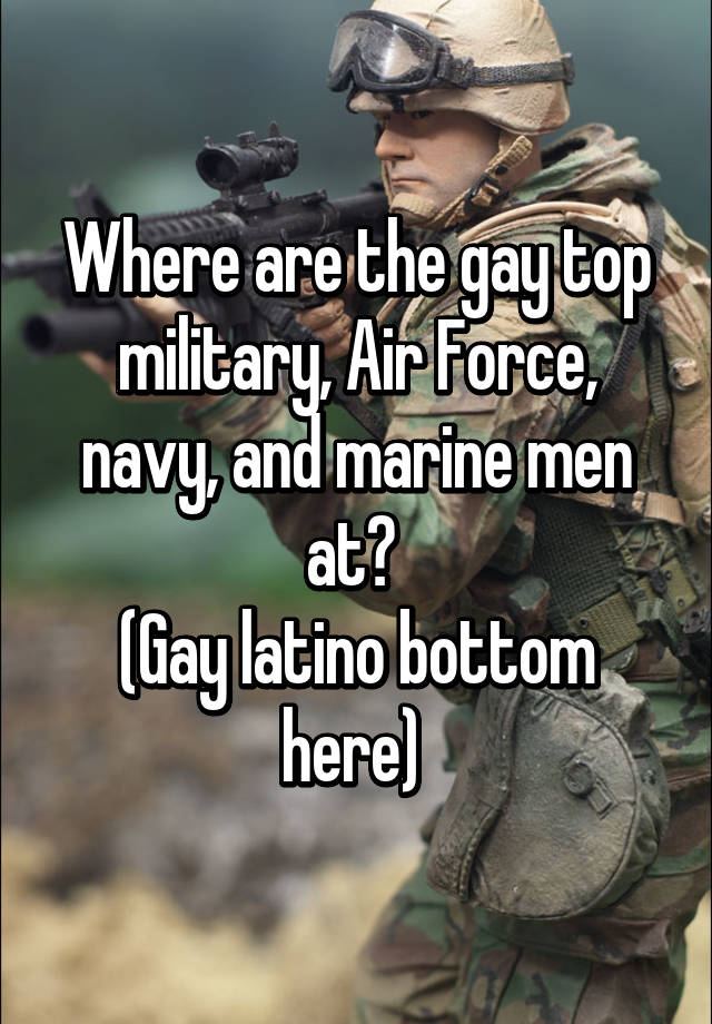 Gay latino military men