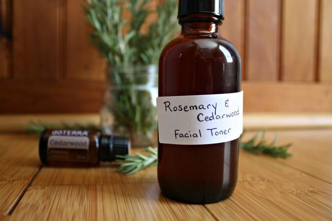 Doctor reccomend Homemade facial toner fresh rosemary