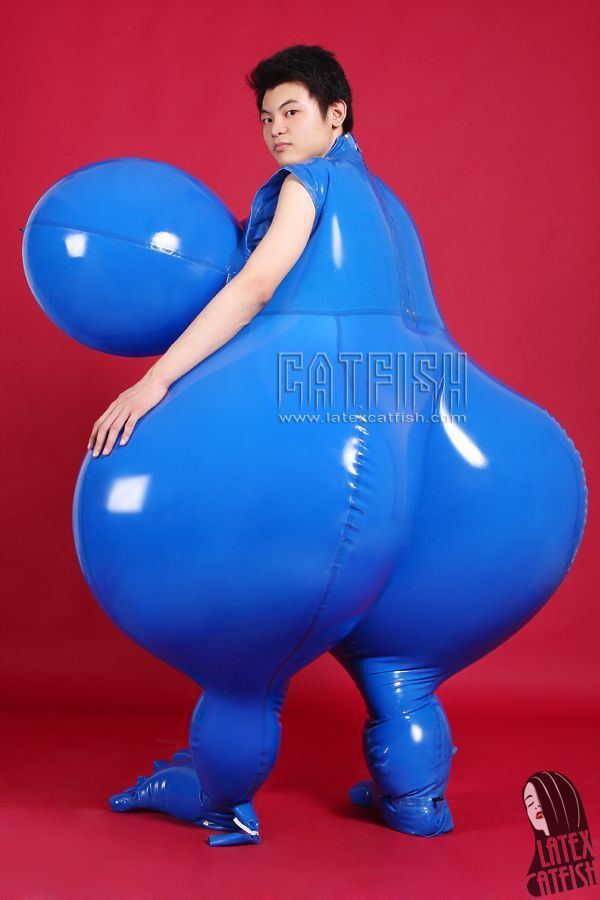 Inflatable balloon fetish