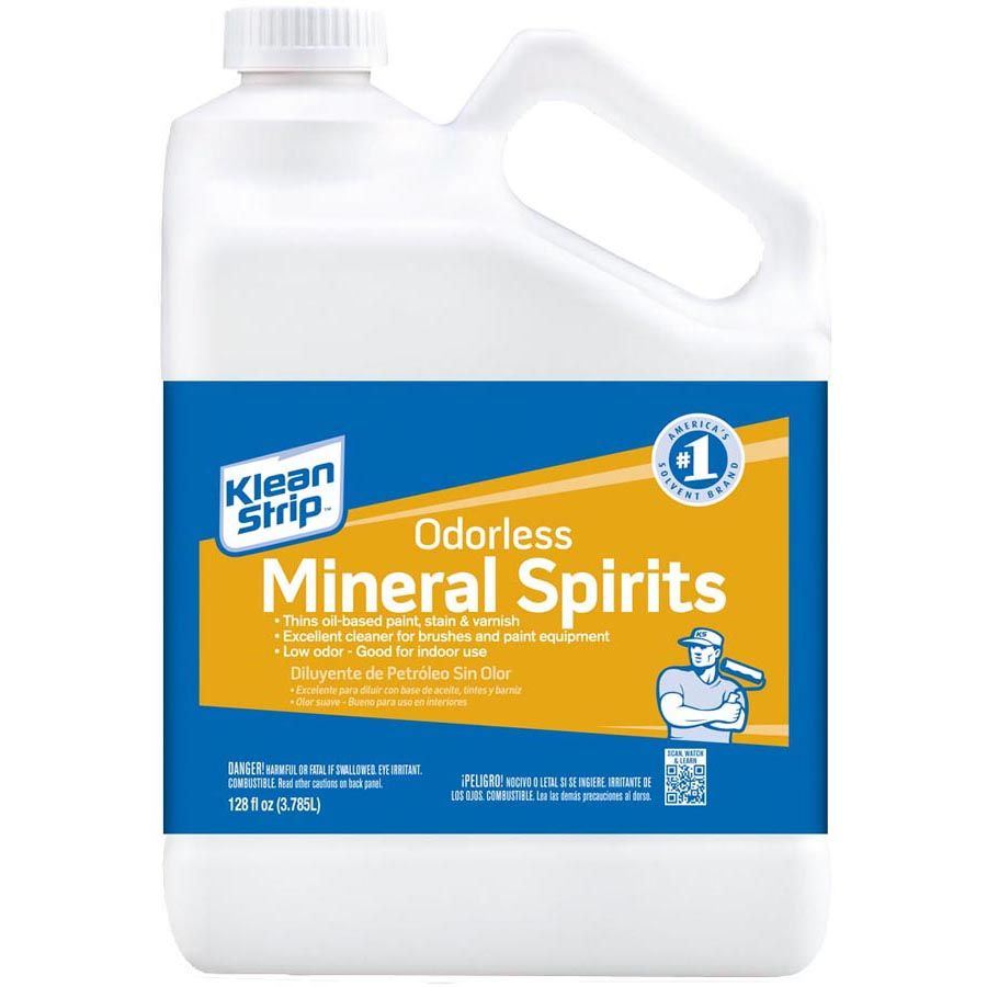 Devil recommendet low Klean mineral spirits odor strip
