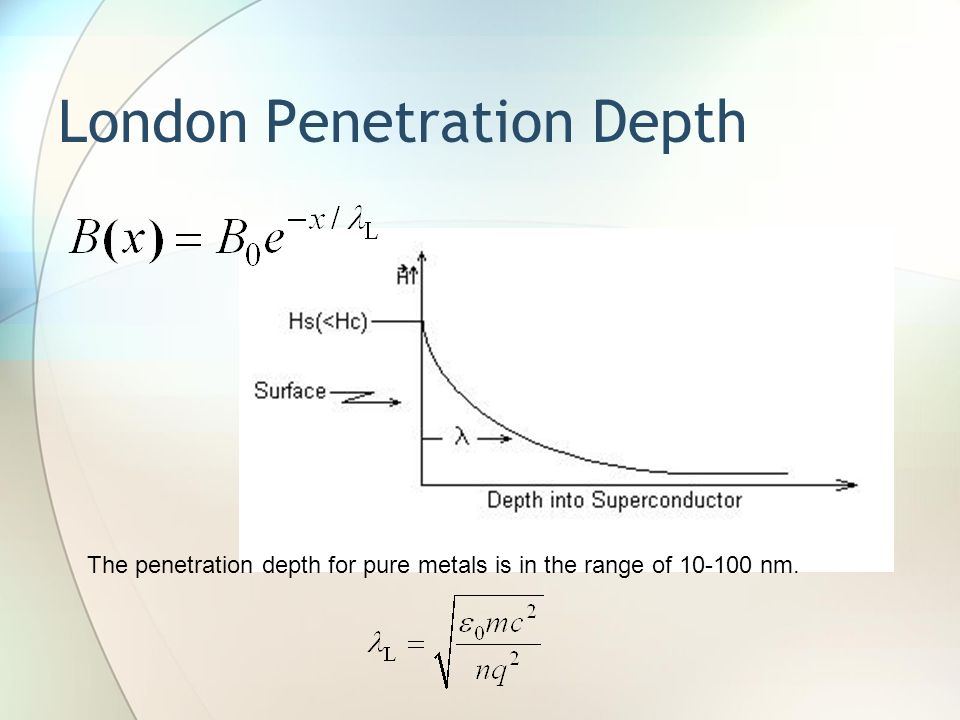 best of Penetration depth London
