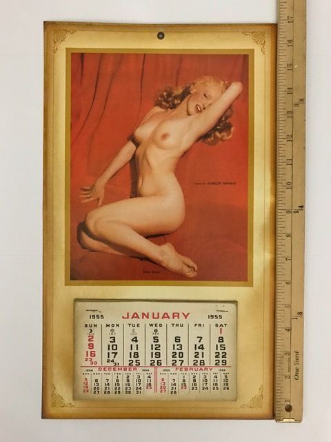 Marilyn monroe nude calendar