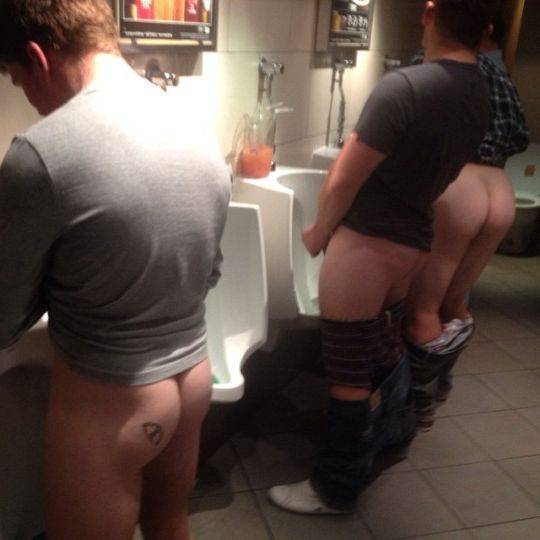best of Public bathroom men Naked