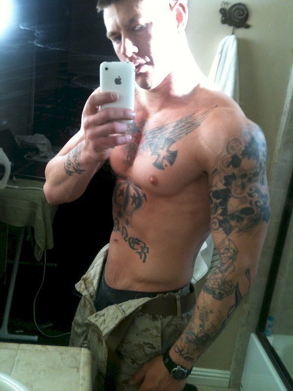 Blue B. recomended Nudist nude tattoo men gay
