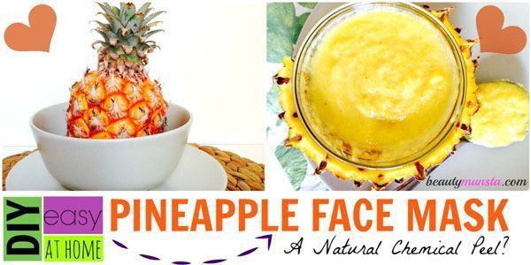 Pineapple as a facial peel