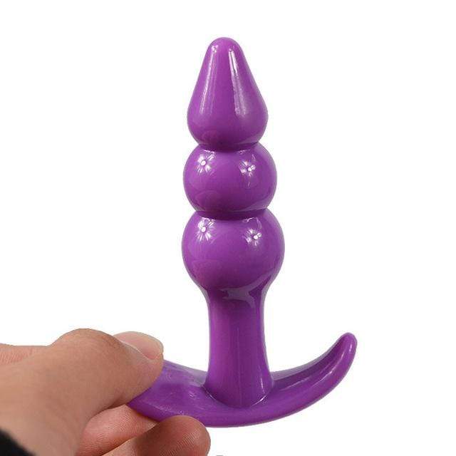 best of Anal Purple beads silicone