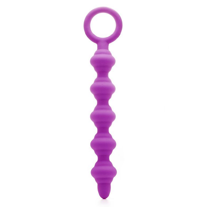 best of Anal Purple beads silicone