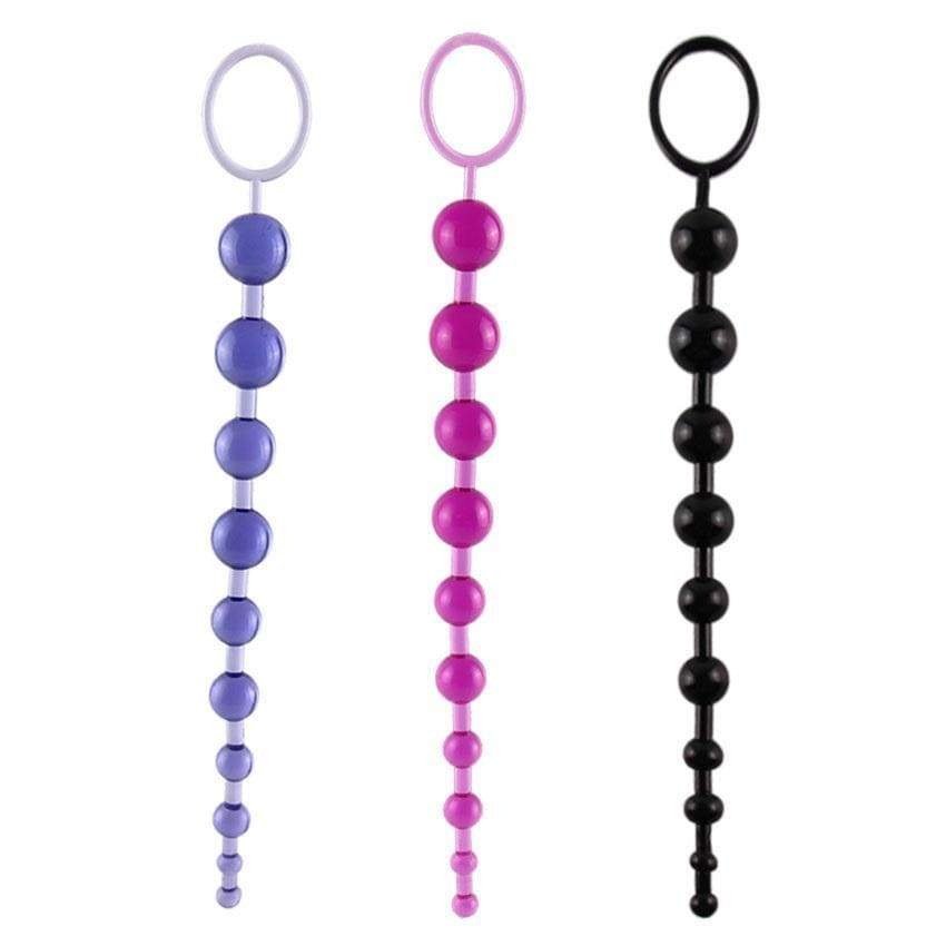 New Y. reccomend Purple silicone anal beads