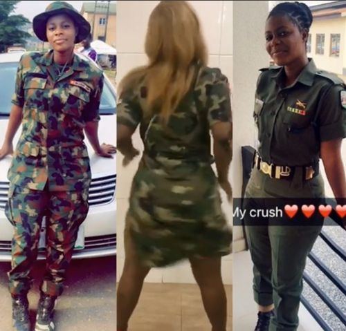 best of Military girl video Real